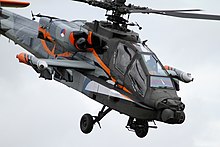 AH-64D Apache della Koninklijke Luchtmacht in livrea speciale in occasione del RIAT 2011.