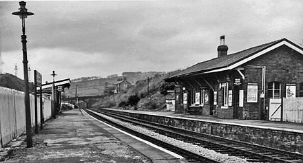 Bollington Station in 1960