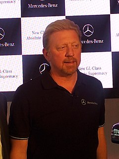 Boris Becker German tennis player
