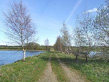 Bridleway through Kirkby Gravel Pits Nature Reserve Bridle path and nature reserve near to Kirkby on Bain. - geograph.org.uk - 162506.jpg