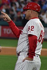 Even in win, Phillies third base coach Dusty Wathan at forefront