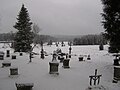 zimní hřbitov
