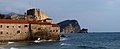 Budva old citadel and island panorama