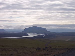 Búrfell on the Þjórsá