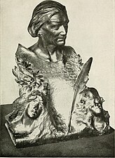 Buste de Victorien Sardou, 1900, bronze, Paris, Petit Palais.
