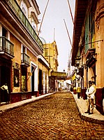 Calle de Habana, Habana, asi 1900