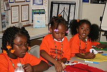 Campers From Faith Deliverance Christian Church International Super Summer Camp Doing Crafts (5912368125).jpg