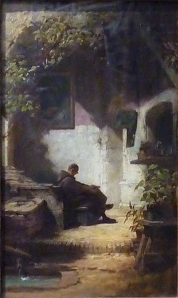 File:Carl Spitzweg - Gähnender Mönch um 1870 (Ausschnitt).jpg