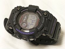 Casio G-Shock Frogman GWF-1000BP-1JF fitted with Solar-powered system "Tough Solar" and Radio Controlled reception "MULTIBAND6" Casio G-SHOCK FROGMAN GWF-1000BP-1JF 01.JPG