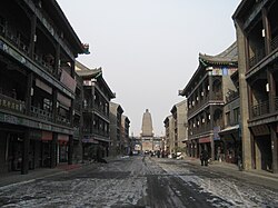 Eine alte Straße in Chaoyang.