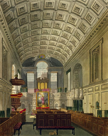 Interior of the Royal German Chapel, St James's Palace Charles-Wild-Royal-German-Chapel-1816.png