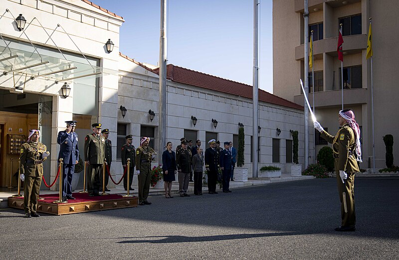 File:Charles Q. Brown, Jr., Chairman of the Joint Chiefs of Staff, traveled to Tel Aviv, Israel and Amman, Jordan on 17 to 19 December 2023 - 49.jpg