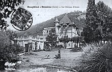 Carte postale ancienne du Château d'Arces.