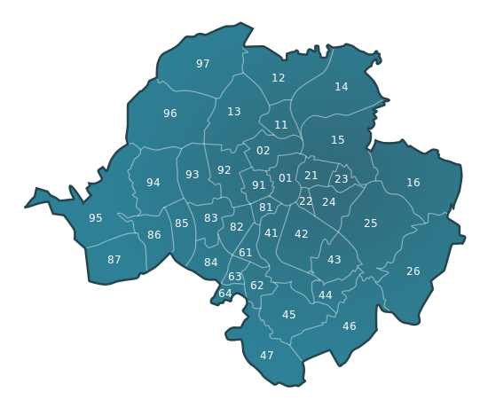 Chemnitz district numbers.svg