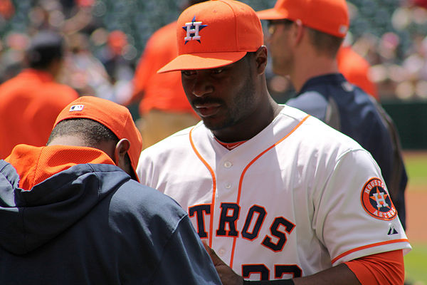 Carter with the Astros in 2014