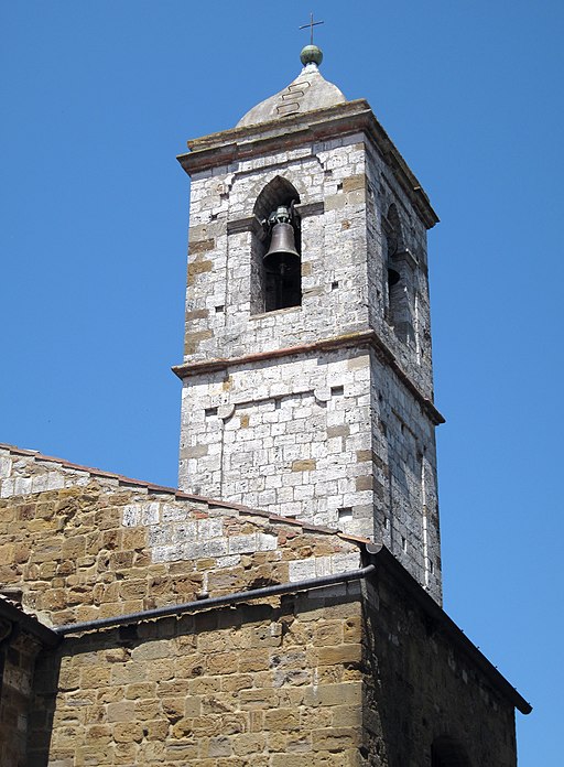 Church Tower and Bell in Trequanda