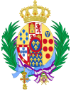 Escudo de Armas de María de los Dolores, Princesa Borbón.svg