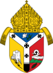 Coat of Arms of the Archdiocese of Caceres.png