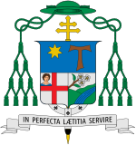 Coat of arms of Paolo Mario Virgilio Atzei.svg