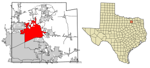 Collin County Texas Incorporated Areas McKinney highlighted.svg