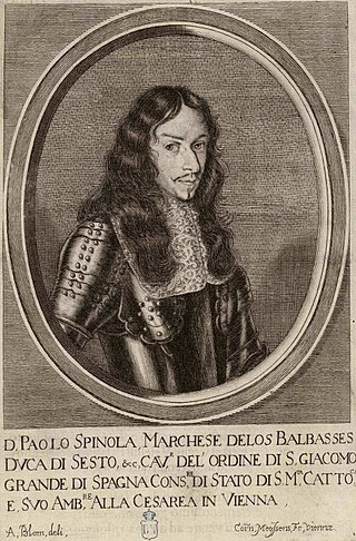 <span class="mw-page-title-main">Paolo Spinola, 3rd Marquis of Los Balbases</span> Spanish nobleman and diplomat