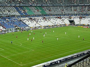 La finale 2007-2008 tra Rennes e Bordeaux allo Stade de France.