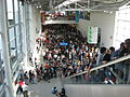 Crowd of visitors at the Gamescom 2009 on August22nd (Saturday)