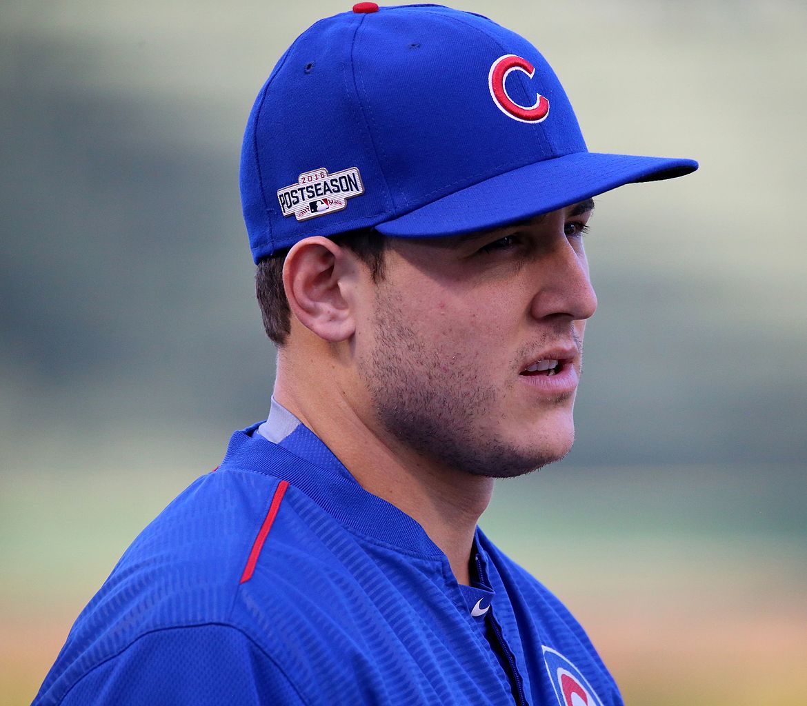 Photo: Chicago Cubs Anthony Rizzo takes batting practice before NLCS -  NYP20151016106 