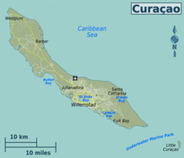 Curaçao – Mappa
