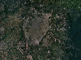 Satellitebild vo Curitiba