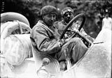 Cyril Snipe in zijn SCAT in de Targa Florio, 1912