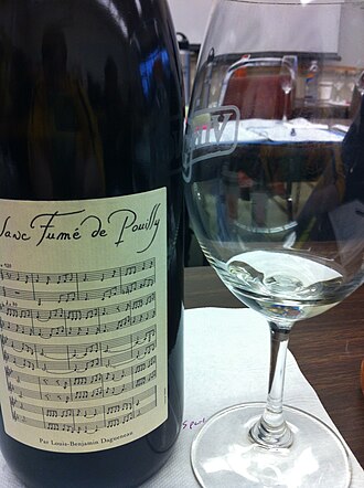 A Pouilly Fume from the Loire Valley. Dageneau Pouilly Fume.JPG