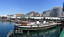 SS South Steyne, a floating restaurant moored at Darling Harbour Darling Harbour Sydney 1.jpg