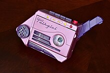 A Deluxe Talkgirl, a pink Deluxe Talkboy marketed to girls Deluxe-Talkgirl-on-table.jpg