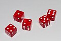 * Nomination 5 six slided dice. --PierreSelim 19:31, 3 February 2013 (UTC) * Promotion Good quality. --Cayambe 10:32, 5 February 2013 (UTC)