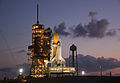 The Space Shuttle Discovery attached to Launch Pad 39A on 21 September 2010.
