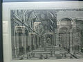Spaccato della chiesa, disegno di Arcangelo Guglielmelli