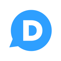 File:Disqus d icon (blue).svg