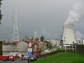 Doel, Belgium nuclear power plant cooling tower