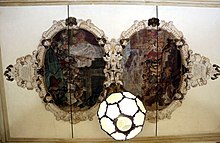 Oval ceiling frescoes by Canuti in Palazzo Pepoli Campogrande Domenico Maria Canuti, affreschi nello scalone di palazzo pepoli-campogrande.jpg