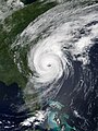 Hurikán Dorian 5. září 2019 u pobřeží Jižní Karolíny