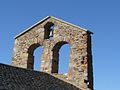 Français : Clocher vu du nord-est, Chapelle du Belloc, Dorres, Pyrénées-Orientales, France