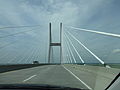 Driving along Sidney Lanier Bridge