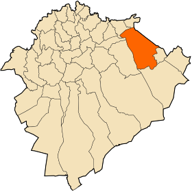 Locatie van Rechaïga