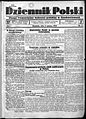 Front page of the Dziennik Polski newspaper, 3 June 1934