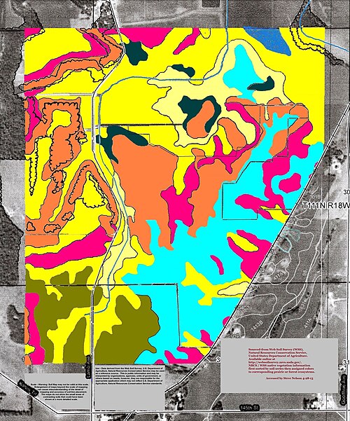 Soils east of Nerstrand State Park