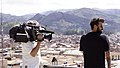 Eddie Fitte grabando documental en Cajamarca Perú.jpg