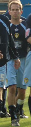 Lewis playing for Leeds United in 2005 Eddie Lewis.png