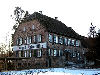 Erlenmühle westlich von Edesheim