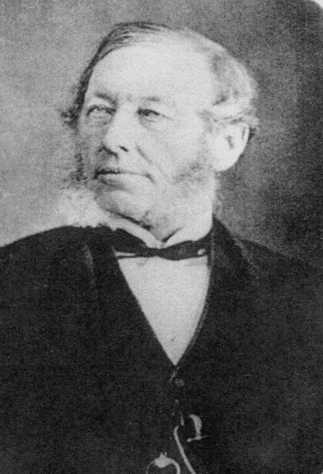 Edmund Sharpe photographed at an unknown date in the mid-19th century